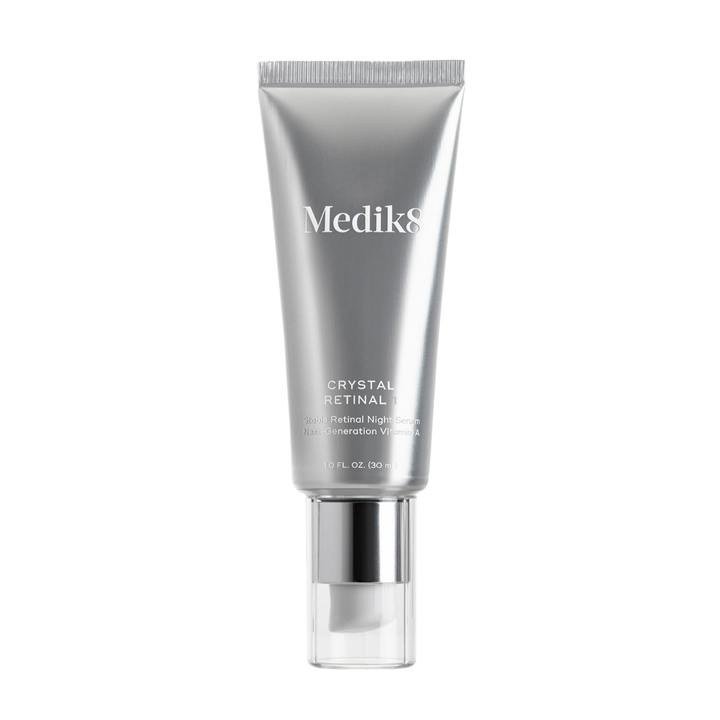 Medik8 Crystal Retinal 6 Serum - Vitamin A Face Treatment Cream - Provides Youthful Glow to Aging Skin - Dual Layered Stability for Maximum Potency - Progressive Strength Formula Options - 1 oz