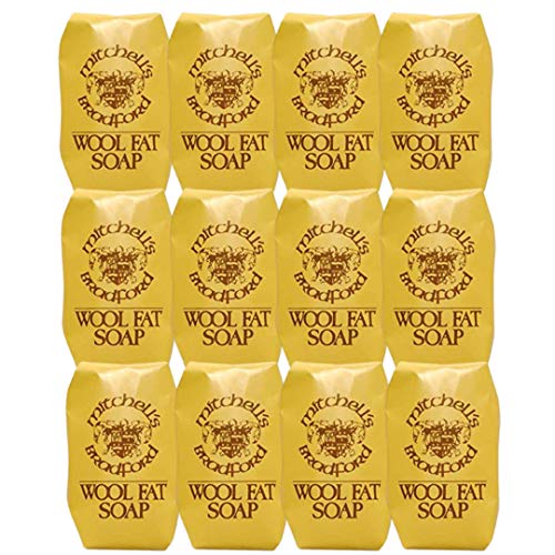 Mitchells Wool Fat Soap, 12 Pack