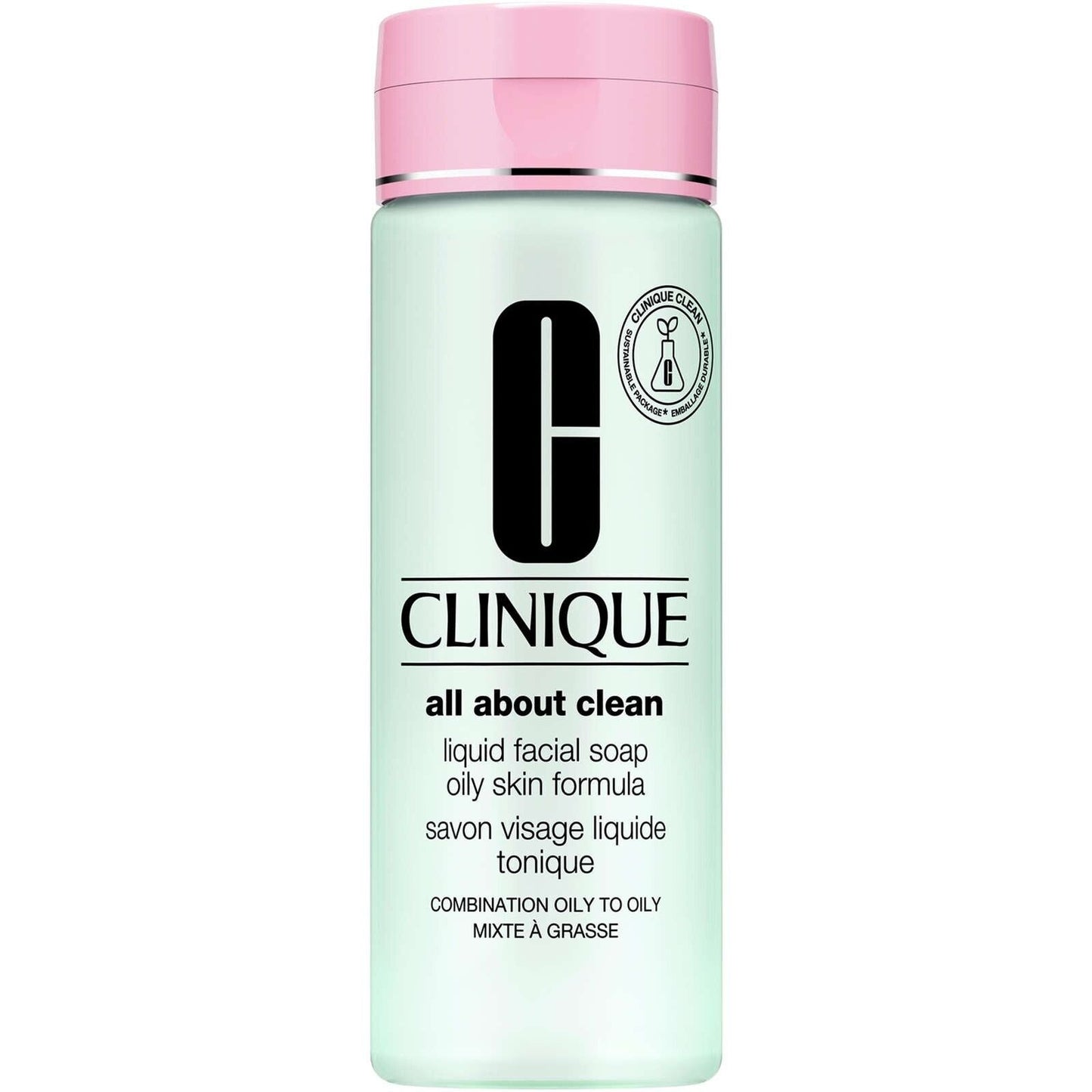 Clinique Liquid Facial Soap Oily Skin Formula Simple Effective Cleans 200ml NEW