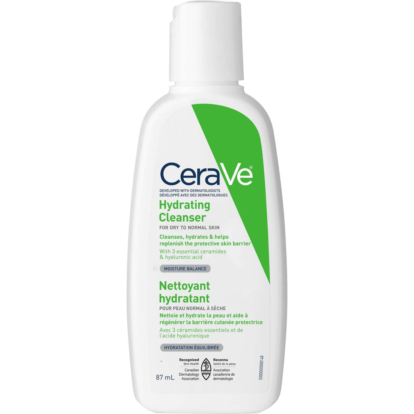CeraVe Hydrating Cleanser Effectively Clean Makeup Remover Face Wash 87ml NEW