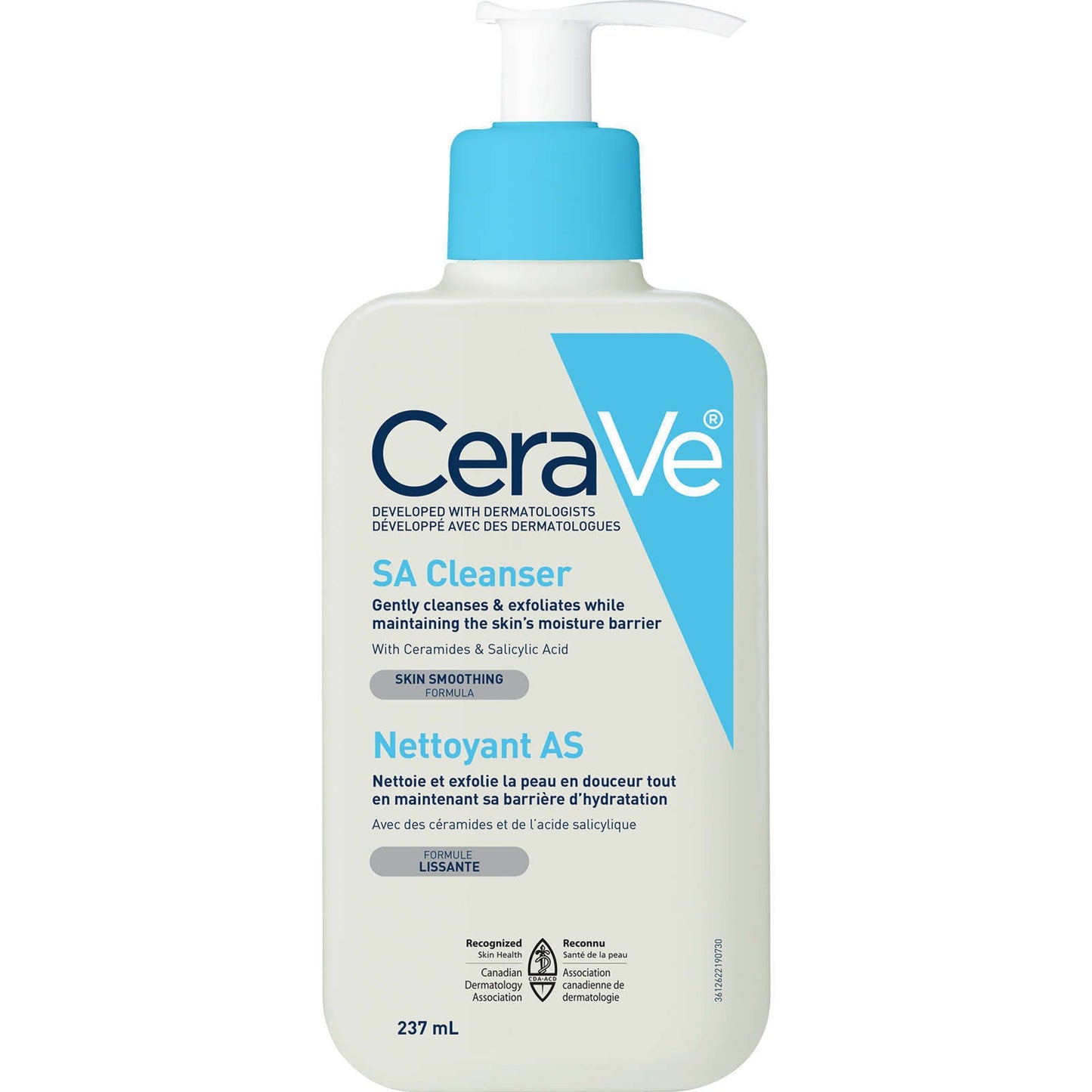 CeraVe Salicylic Acid Cleanser Gentle Exfoliator Maintaining Skin 237ml NEW