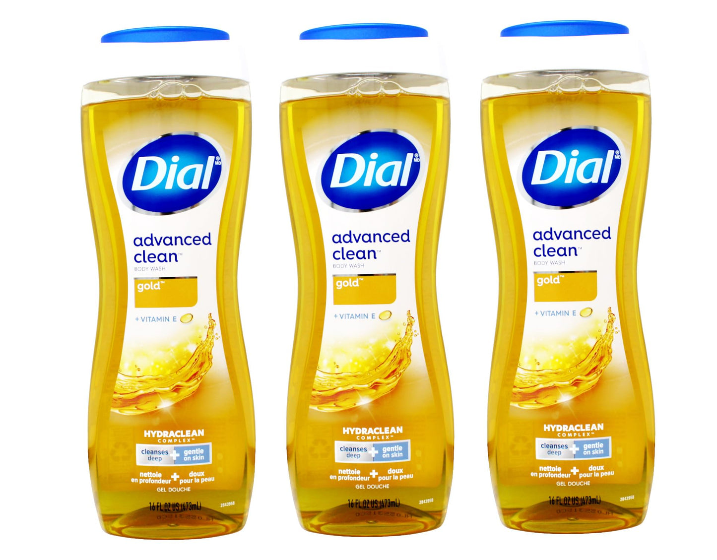 Dial Gold Hydrating Body Wash 16 oz (Pack of 3)