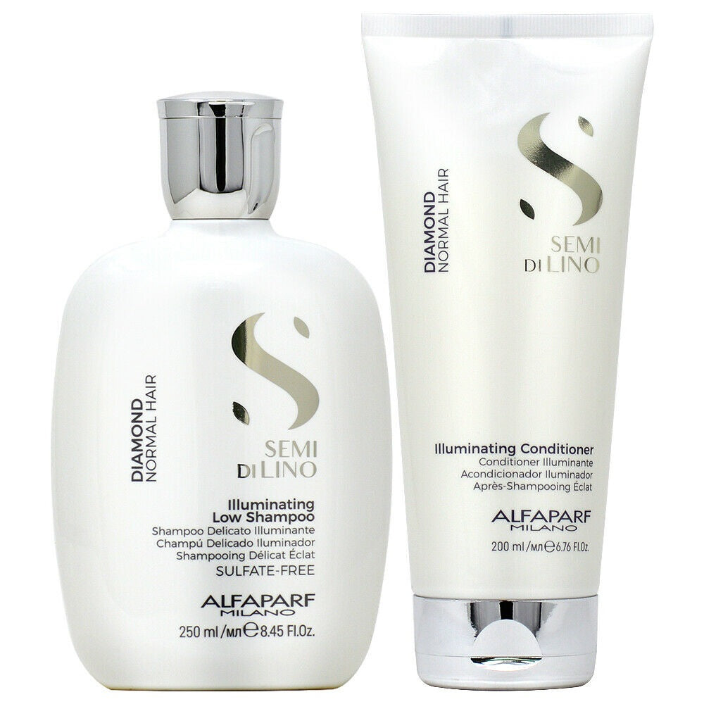 Semi Di Lino Diamond Illuminating Low Shampoo & Conditioner | For Normal Hair