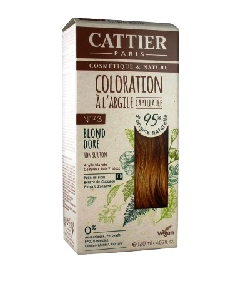 Cattier White Clay Semi-Permanent Hair Color Kit - 20 Shades