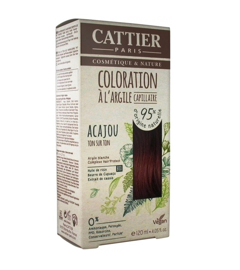 Cattier White Clay Semi-Permanent Hair Color Kit - 20 Shades