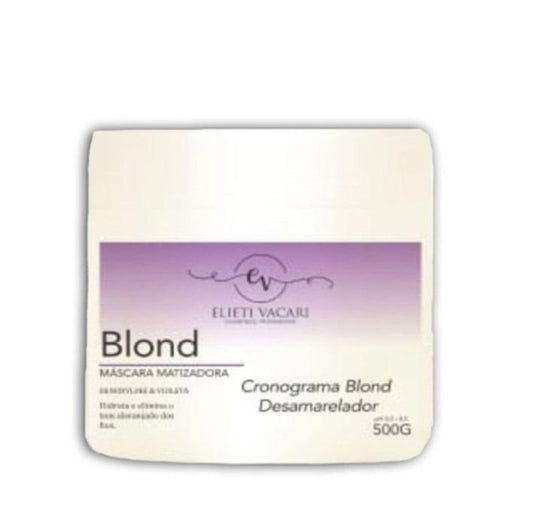 Blond Tinting Violet Anti Yellowwish Schedule Violet Mask 500g - Elieti Vacari