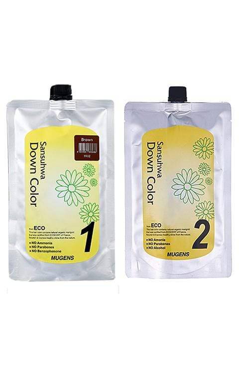 Mugens Sansuhwa Down Color Black, Dark Brown, Brown, Light Brown - Palace Beauty Galleria