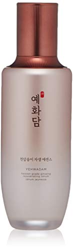 The Face Shop Yehwadam Heaven Grade Ginseng Rejuvenating Serum | Gentle & Low-Irritant Formula for Skin Firmness & Brightness | Naturally Derived for Eye Skin Brightness, 1.52 Fl Oz