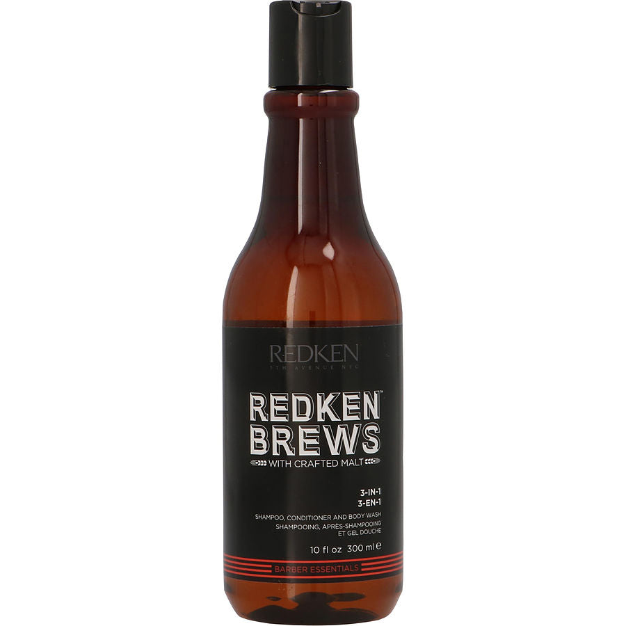 Redken redken brews 3 in 1 (shampoo, conditioner & body wash) 10 oz
