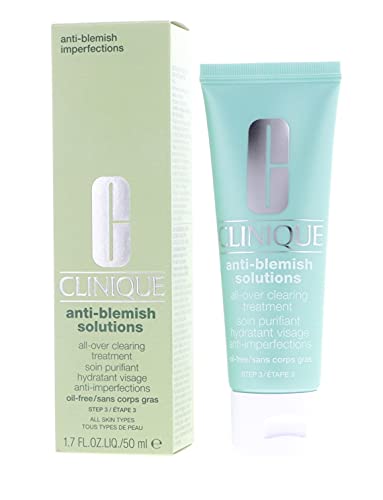 Clinique Acne Solutions All Over Clearing Facial Treatment Oil-Free 1.7 Ounce