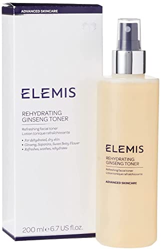 ELEMIS Rehydrating Ginseng Toner | Alcohol-Free Nourishing Facial Treatment Refreshes, Soothes, and Moisturizes Skin for a Radiant Complexion | 200 mL