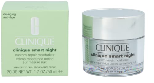 Clinique Smart Night Custom-repair Moisturizer, Very Dry To Dry, 1.7 Ounce