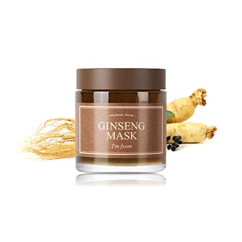 I'm from] Ginseng Mask, detox, elasticity, prevent fine lines, 3.97% ginseng extract, 120g, 4.23oz