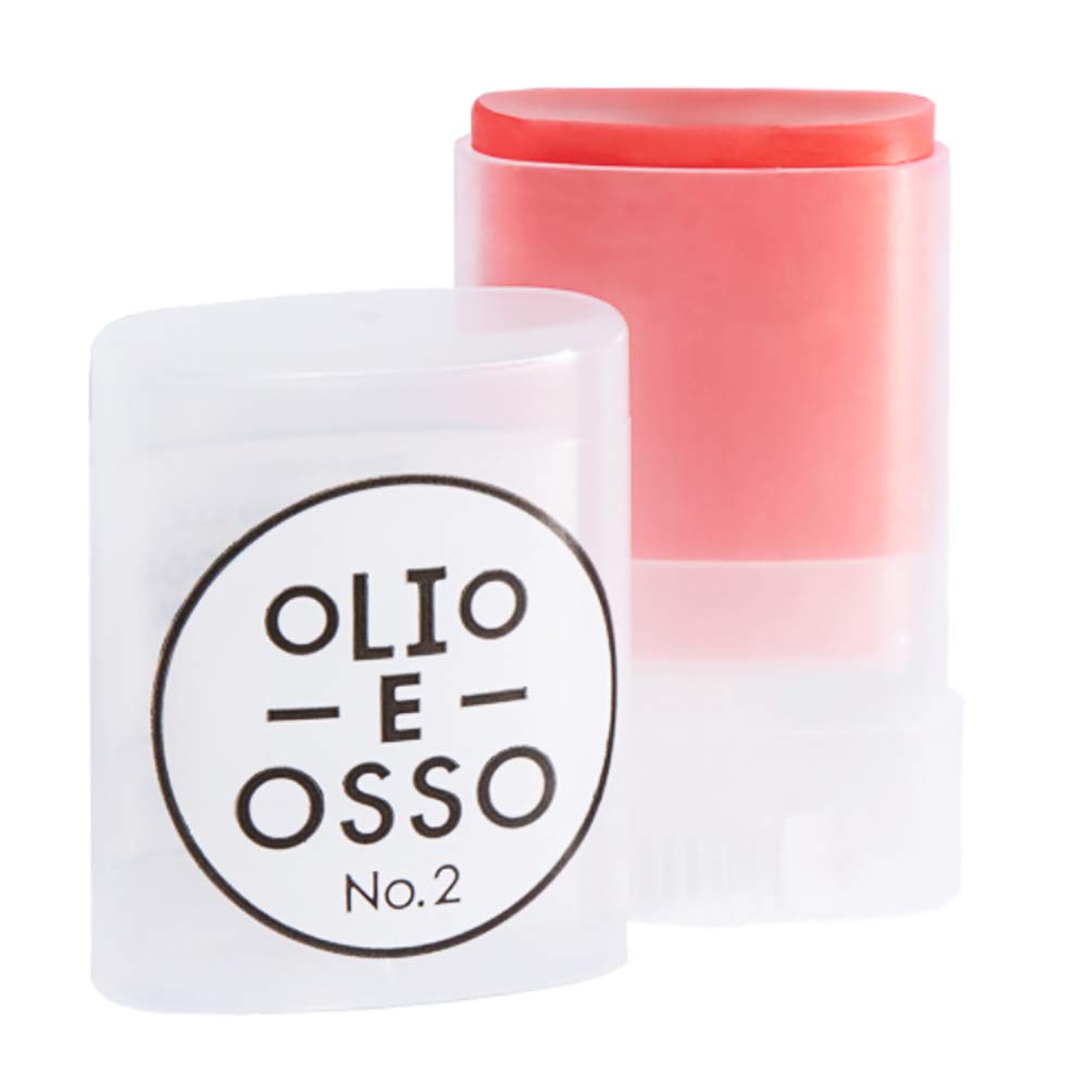 Olio E Osso - Natural Lip + Cheek Balm | Natural, Non-Toxic, Clean Beauty (No. 2 French Melon, 0.35 oz | 10 g)