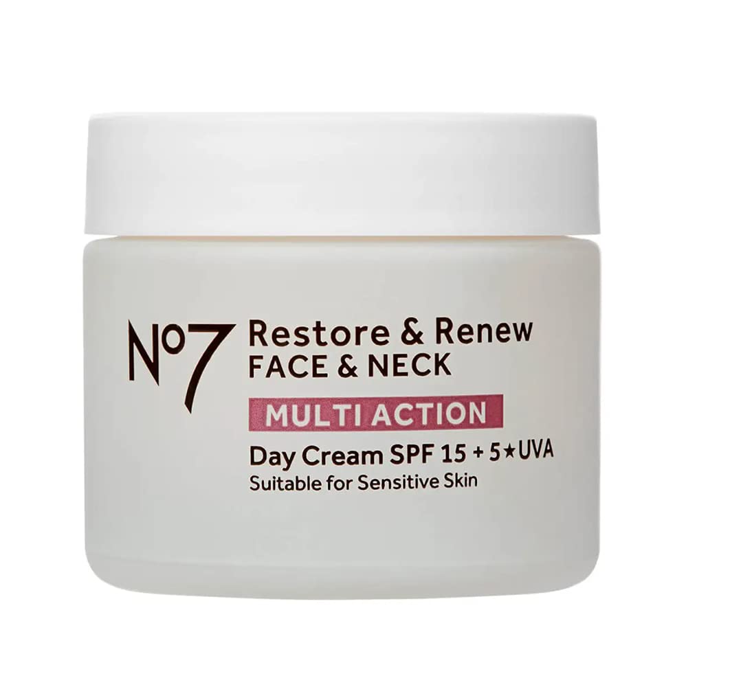 No7 Restore & Renew FACE & NECK MULTI ACTION Day Cream 50ml