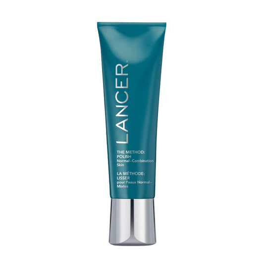 Lancer Skincare The Method: Polish Facial Exfoliator, Daily Exfoliating Face Wash with Natural Minerals, Normal Combination Skin, 4.2 Fluid Ounces