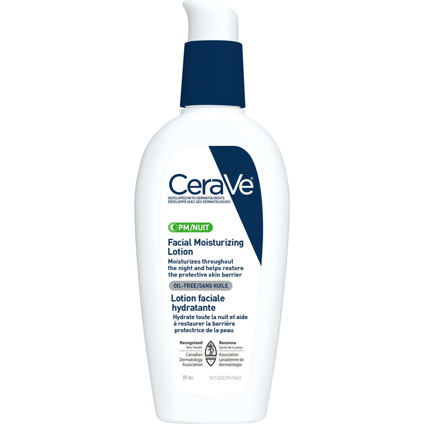 CeraVe Facial Moisturizing Night Lotion Hyalurionic Acid Ceramides 89ml NEW