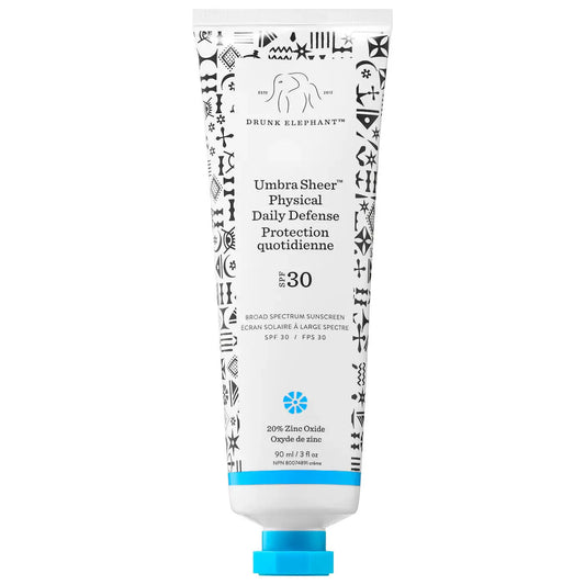 Drunk Elephant Umbra Sheer Physical Daily Defense Sunscreen SPF30 UVA 90ml NEW
