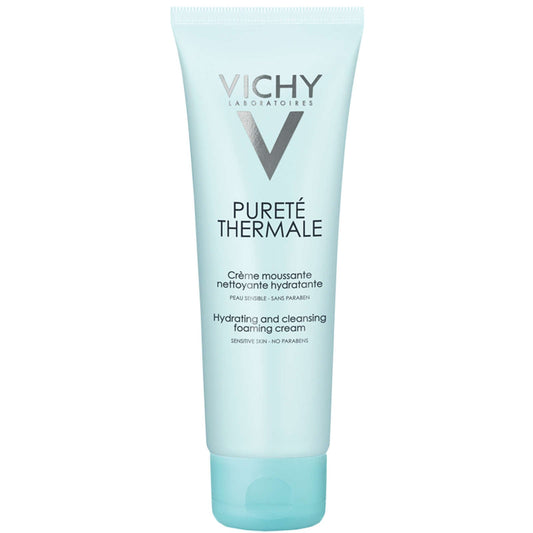Vichy Pureté Thermale Purifying Foaming Cream Cleanser Rich Deeply 120ml NEW