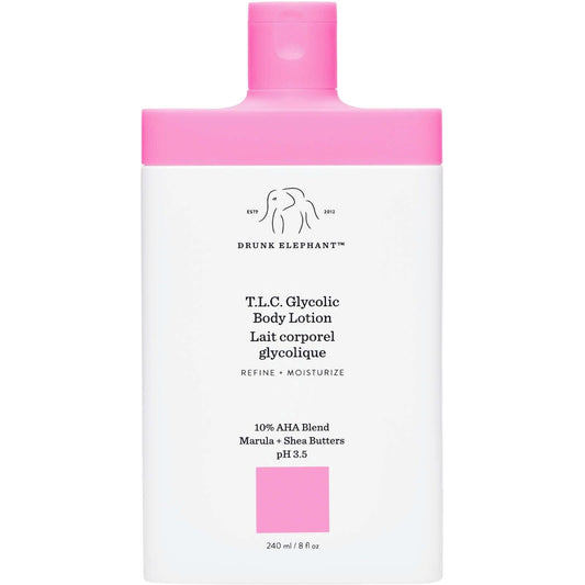 Drunk Elephant T.L.C. Glycolic Body Lotion Supercharged Blend 10% AHA 240ml NEW