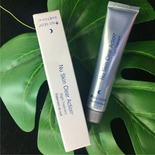 Nu Skin Nuskin Clear Action Night Treatment Oil Acne and Breakouts NEW SEALED