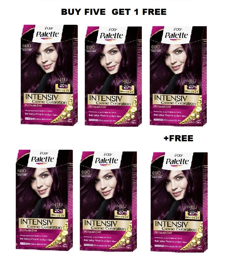 Schwazkopf POLY PALETTE Intensive Creme Hair Coloration - 24 Varieties - Buy 5 +FREE Pack