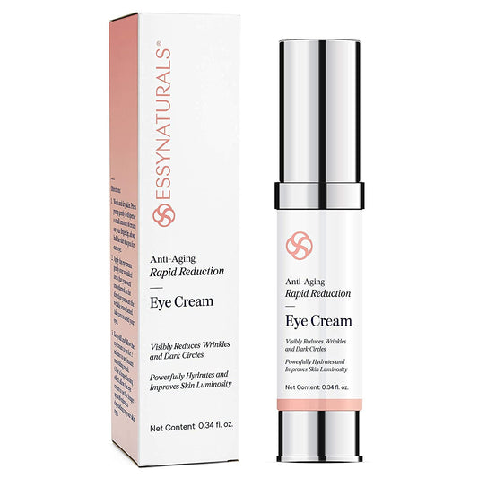 EssyNaturals Advanced Anti-aging Rapid Reduction Eye Cream Under Eye Cream, Eye Cream for Dark Circles and Puffiness, Dark Circles Under Eye Treatment for Women, Rapid Rewind Wrinkle Reduction