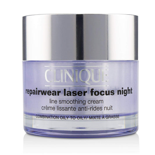 Clinique by REPAIRWEAR Laser Focus Night LINE Smoothing Cream 1.7 OZ (50 ML)