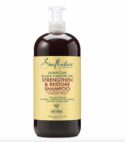 Shea Moisture Jamaican Black Castor Oil Strengthen & Restore Shampoo (33.8 fl. oz.)