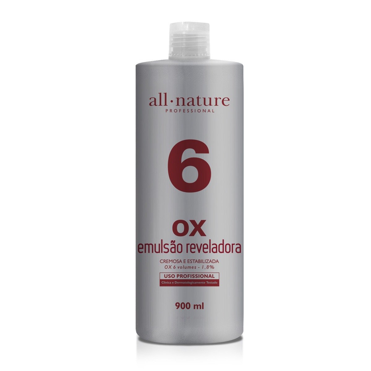 Creamy Stabilized Emulsion Hair Discoloration OX 6 Vol 1.8%. 900ml - All Nature