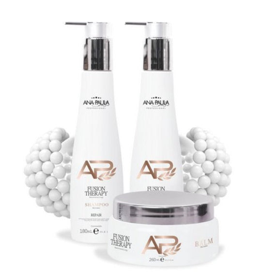 Fusion Therapy Home Care Maintenance Treatment Kit 3 Itens - Ana Paula Carvalho