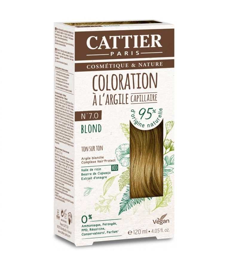 Cattier White  Clay Semi-Permanent Hair Color Kit - 20 Shades