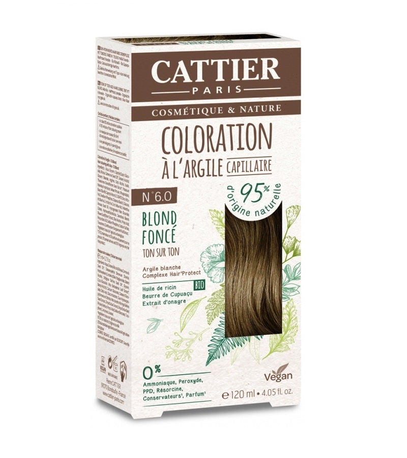 Cattier White  Clay Semi-Permanent Hair Color Kit - 20 Shades