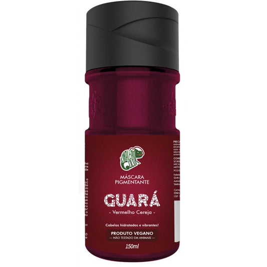 Brazilian Guará Cherry Red Tinting Pigment Vegan Mask 150ml - Kamaleão Color
