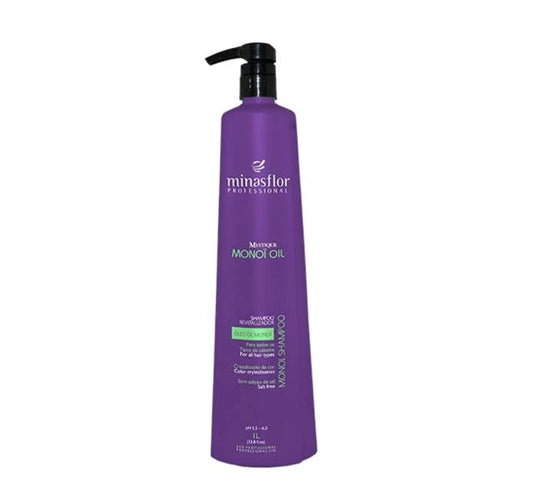 Mystique Monoi Oil Hair Mass Replenisher Revitalizing Shampoo 1L - Minas Flor