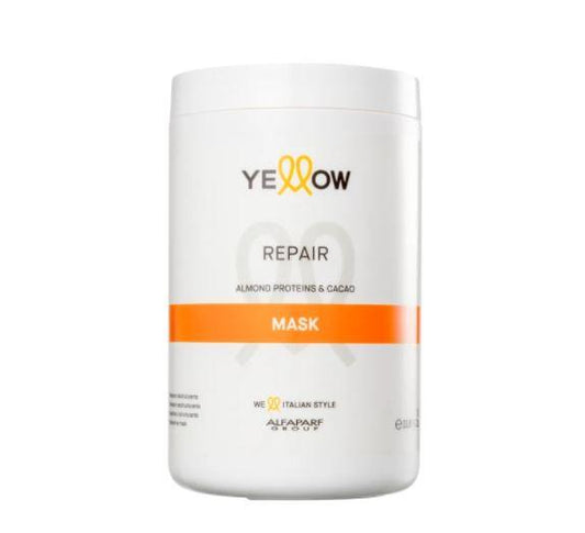 Repair Almond Proteins Cocoa Italian Style Reconstruction Mask 1Kg - Yellow