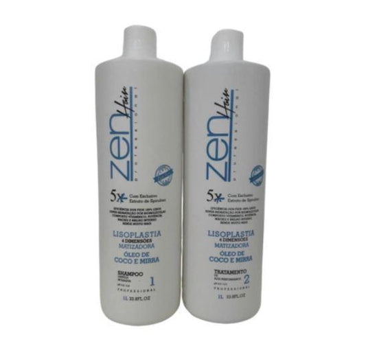 Lisoplastia Tinting Coconut Mirra Brazilian Blowout Progressive 2x1L - Zen Hair